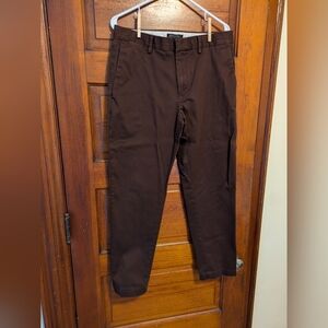 Banana Republic Rapid Movement Chinos Mason Athletic Tapered 32x30 Brown